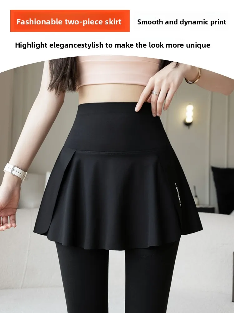 กางเกงโยคะเอวสูงสำหรับผู้หญิง กระชับสัดส่วน ยกกระชับสะโพก กางเกงออกกำลังกาย รุ่นใหม่สำหรับฤดูใบไม้ร่วง ผ้าเนื้อนุ่ม สวมใส่สบาย