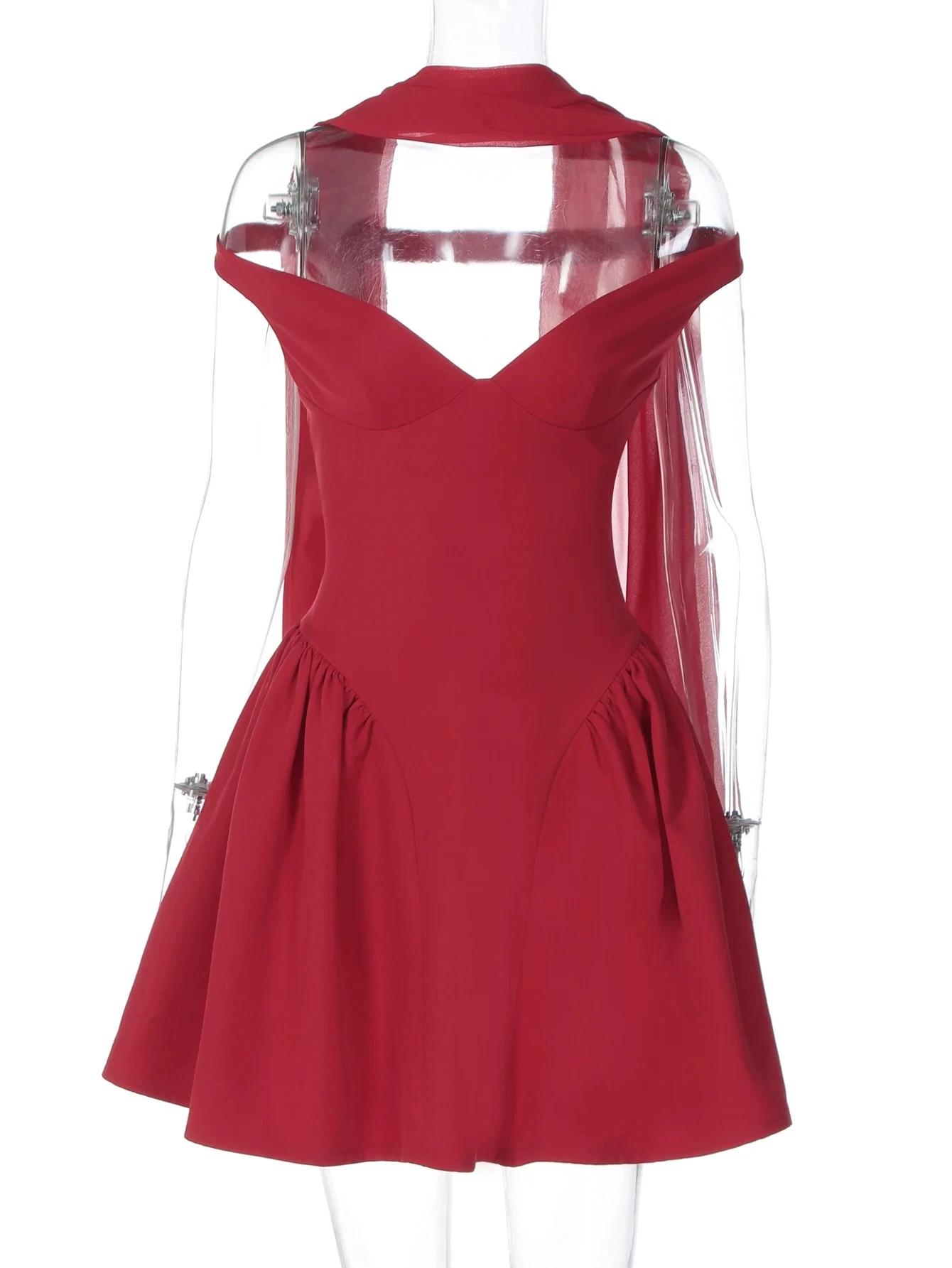 Dulzura Zomer Mode Sexy Off Schouder Backless Lint Slim Fit Mini Jurk Dames Effen Elegante Jurk Party Club Prom Kleding