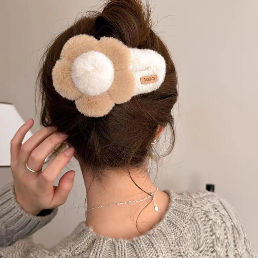 الكورية كبيرة الحجم زهرة المشابك الجانب كليب أفخم منقار البط كليب لطيف دبوس الشعر اليدوية عباد الشمس مقاطع الشعر النساء إكسسوارات الشعر