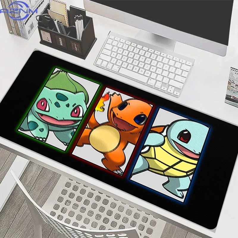 Mouse Pad Pokemon Charizard Anime XXL Gaming Accessories Varmilo Keyboard Pad Desk Mat Gabinete Gamer Carpet Mousepad Mouse Mat