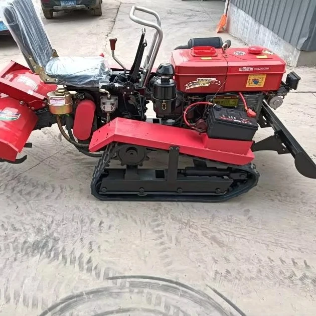 محرك الديزل الزراعي الجديد 40 حصان صغير بأربع عجلات للجلوس على الزاحف للمزرعة