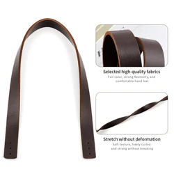 2pc 55cm Cow Leather Shoulder Bag Strap Bag Accessories Women Bag Handles DIY Replacement Handle For Handbag Crossbody Bag Belts