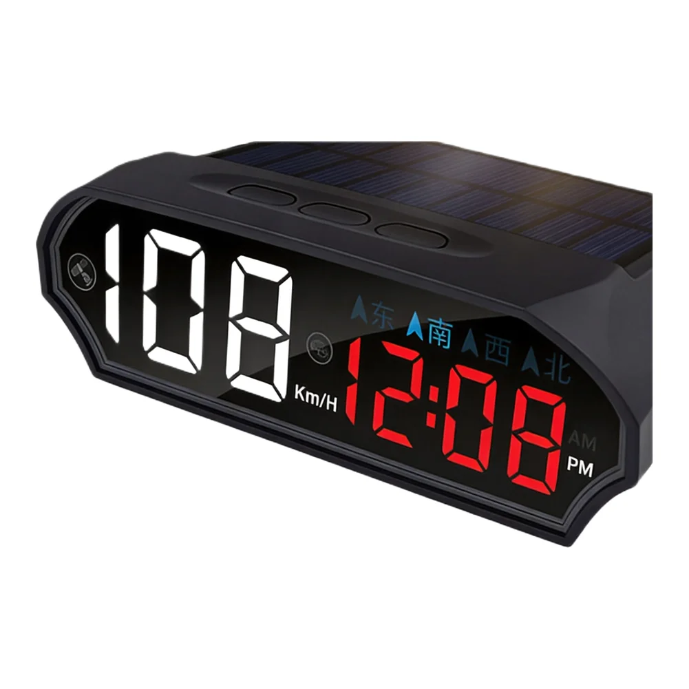 for gps Speedometer Car HUD Wear Resistant Car Instrument Solar Controller Solar Powered Charging LED Color Screen Auto