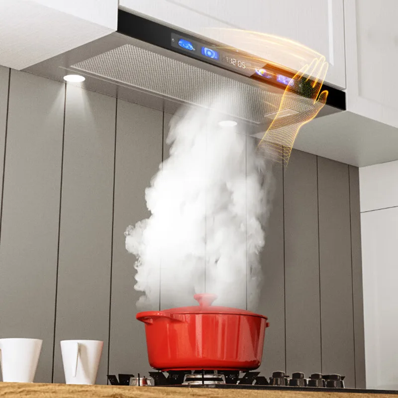 Cross-border special supply | Foreign trade electric telescopic domestic circulation range hood small apartment embedded range h