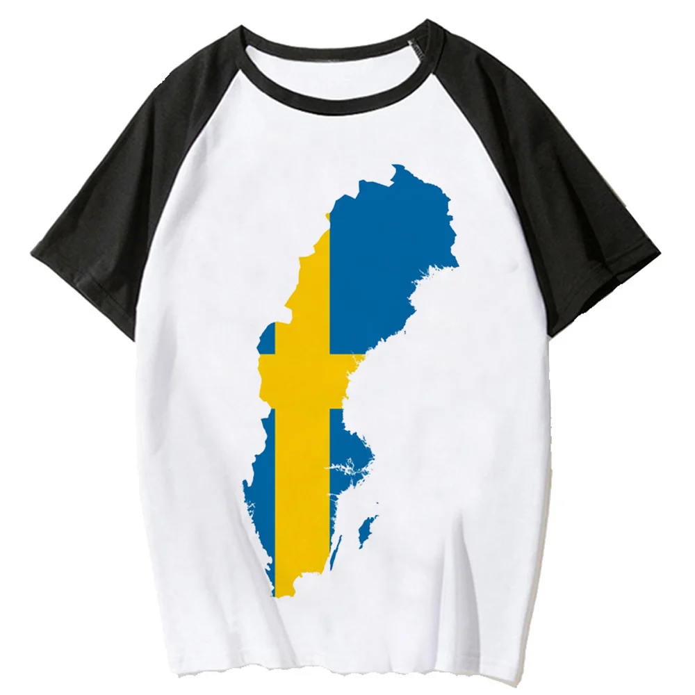 Swedish tshirt women Japanese tshirt female anime Japanese clothing