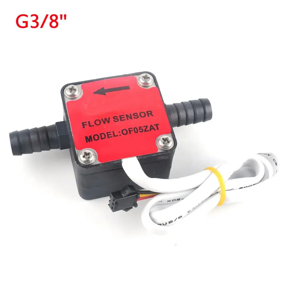 New Portable G3/8'' Liquid Fuel Oil Flow Sensor Counter Diesel Gasoline Milk Gear Flow Meter DIY Accessory