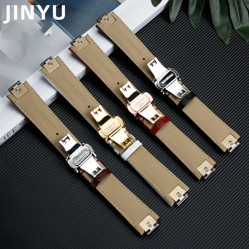 Genuine Leather Watch Strap For LV Tambour Series Q1121 Dedicated Watch Band Male Interface 12mm Quick Disassembly Waterproof