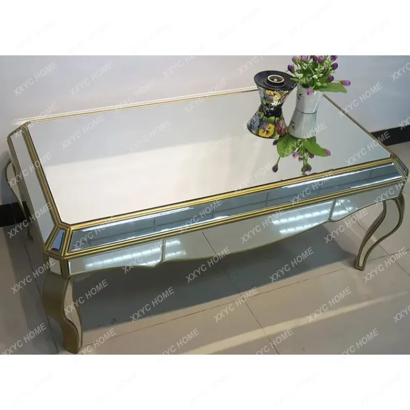 XXMirror coffee table living room fashionable and simple coffee table mirror furniture glass corner table