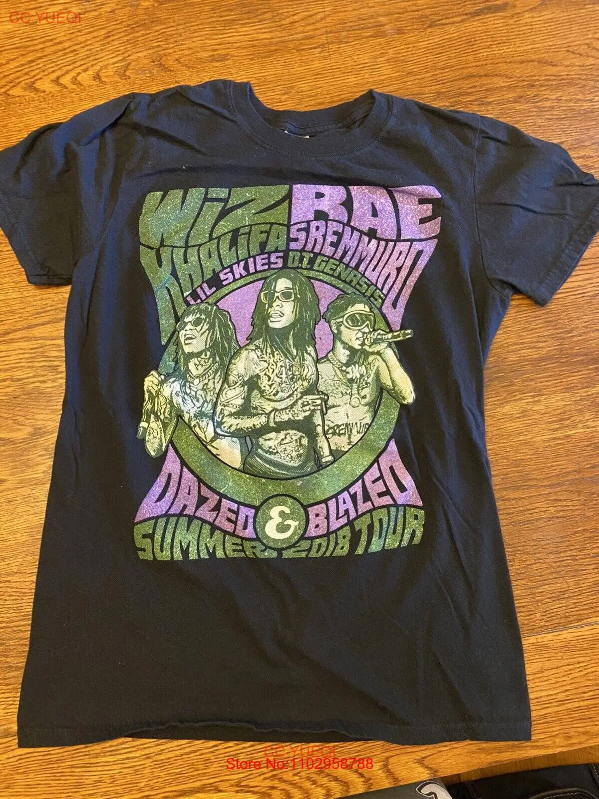 Блестящая летняя рубашка Sz S Wiz Khalifa 2018