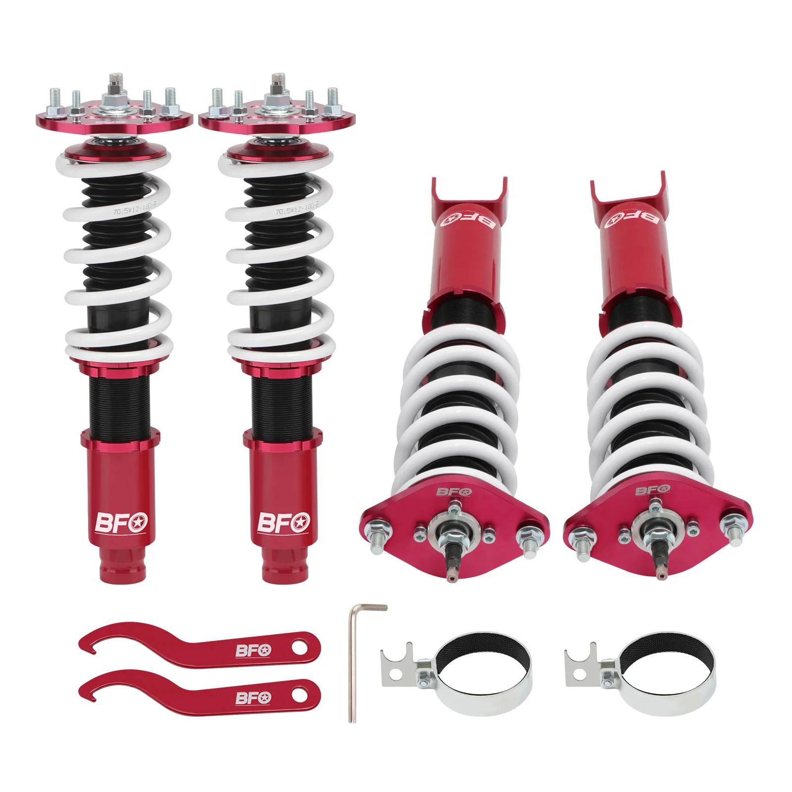 24 Damping Level Coilover Lowering Kit For Honda Prelude BB1 BB2 1992-1996 Coilover Kit Front Rear