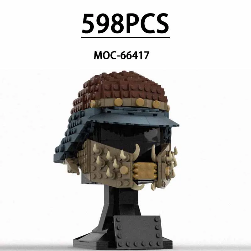 

MOC-66417 Helmet Series Style Model Protective Helmet Building Blocks Toy 598 Pieces Children Birthday Gift Boys Christmas Gift