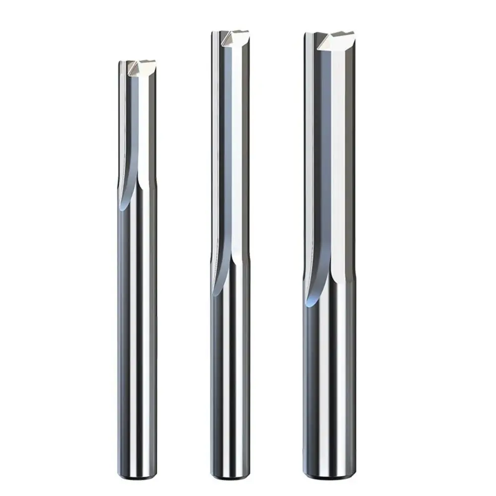 

Wood Milling Cutter Carbide Straight Slot Milling Cutter 3.175mm Shank Silver End Mill Mill Cutter Woodworking