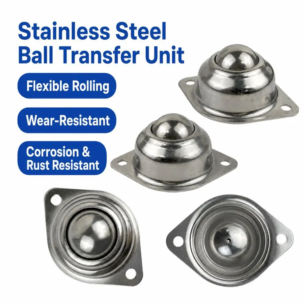 1Pcs CY-15A CY-25A Swivel Ball Caster Wheel Galvanized Nickel Plated Universal Ball Caster Metal Mounting Plate