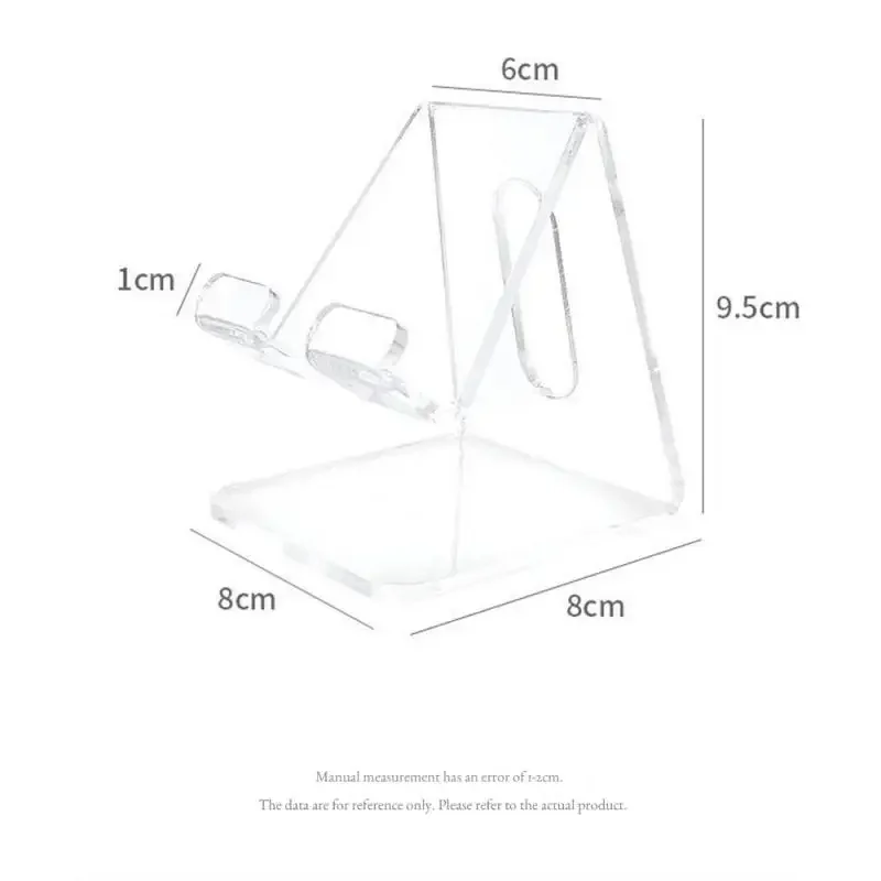 for Stand accessories Acrylic Desktop Tablet PC Support Holder for iPad Air 4 5 Mini 6 11 Mi Pad Phone Crystal Bracket