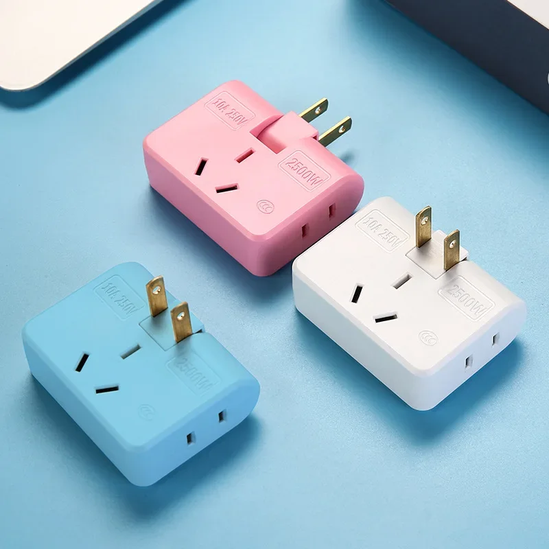 TV Cabinet Wall Socket Power Expansion Converter Ultra-thin Wireless One To Two One To Three Conversion Plug Row