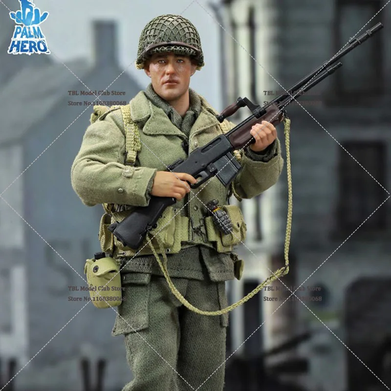 

In Stock Original DID XA80012 1/12 Scale WWII American Ranger Reiben 6 Inch Moveable Male Soldier Action Figure For Fans Gift