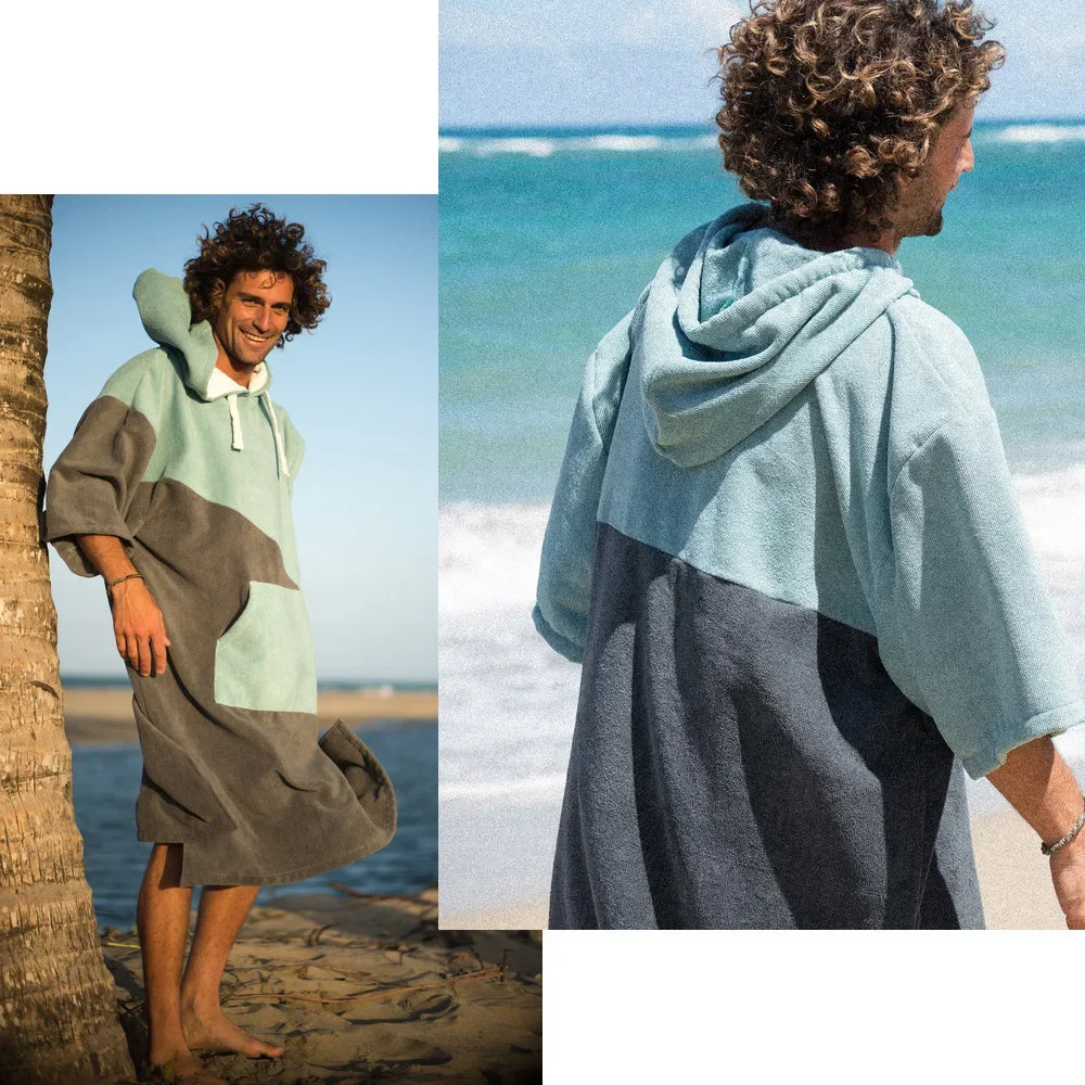 

2024 Beach Vacations, Swimming, Traveling and Surfing Poncho for Adult Teenager Children Easy To Take on Bathrobe