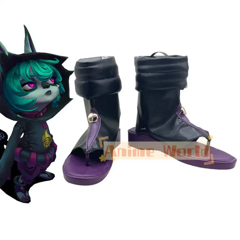 

Обувь для косплея Game Vex, карнавальные ботинки на Хэллоуин, индивидуальный заказ