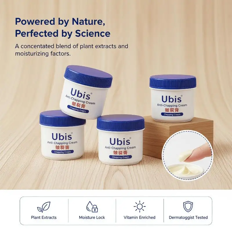 Ubis Anti Chapping Cream Long Lasting Moisturizing Effective Repair for Dry Cracked Heels Foot Care
