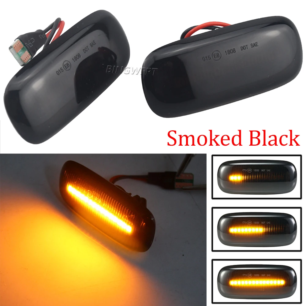 LED Dynamic Side Marker Turn Signal Light Indicator for Audi A3 S3 8L 2000-2003 A8 D2 1999-2002 TT 8N 2000-2006 2X view 6