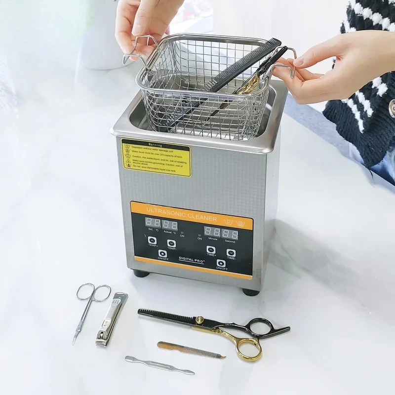 3.2L   sonic Cleaner for Shaver Combs Clips Hairpins Nail Clippers and Files    Tools Beauticians Cosmetology Industry