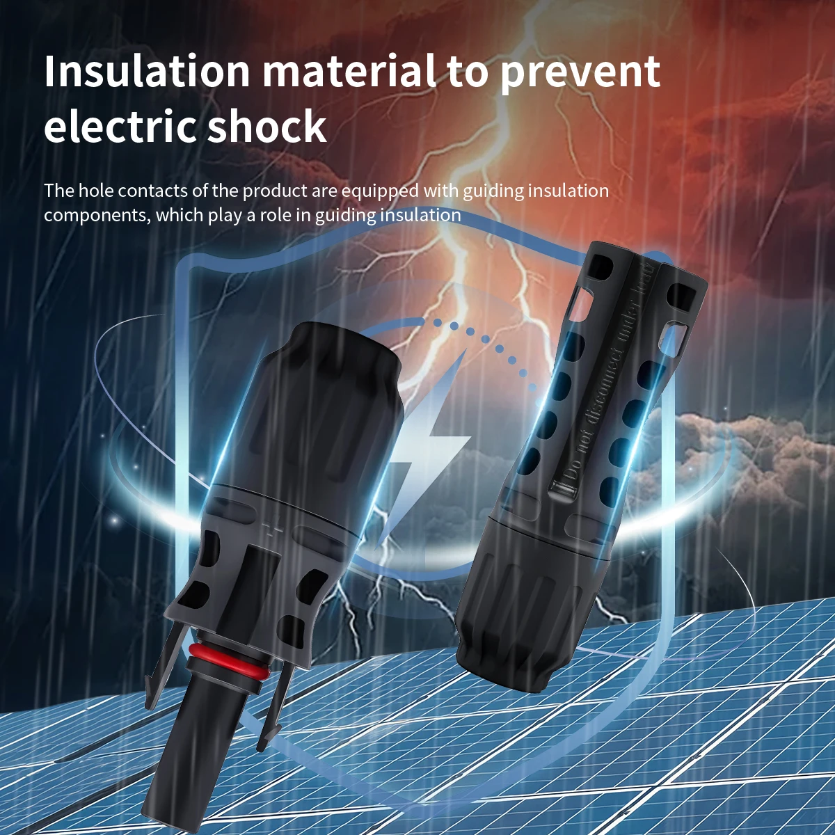 TOMZN 2 مجموعات من موصلات الطاقة الشمسية الكهروضوئية 1000 فولت 1500 فولت 32A 45A لوحة فرع سلك كهروضوئي/اللوحة محطة صندوق العاكس IP67 10 مجموعة