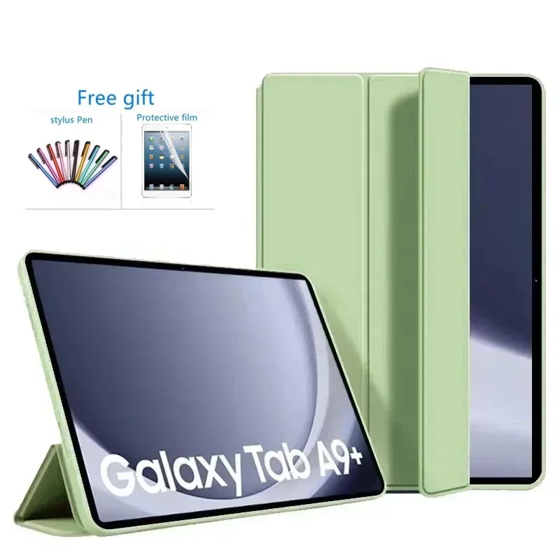 For Samsung Galaxy Tab A9 Plus Case 11 inch Flip Stand Magnetic Soft TPU Back for Galaxy Tab А9+ 2023 SM-X210 X216 Tablet Case