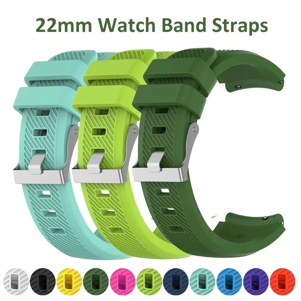 22mm Silicon Strap For Xiaomi IMILAB KW66 Band Bracelet For imilab W12 Watchband Replacement Wristband For Polar Grit X Pro Belt