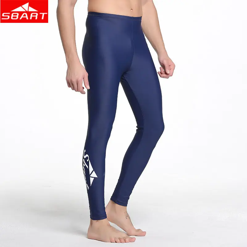 SBART Men Diving Leggings Wetsuits Pant Lycra Anti-Jellyfish Sun UV Swimming Swimsuit Snorkeling Surfing Rash Guards Swimwear