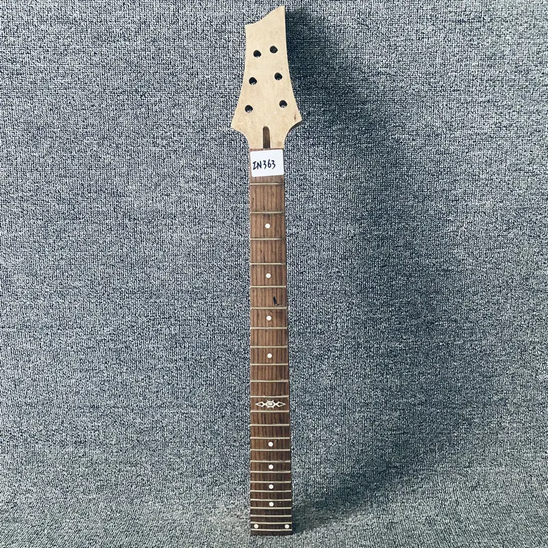 

IN363 Custom Order 6 String Electric Guitar Neck Maple+Rosewood 24 Frets Surface Dirty&Damages DIY Replace use