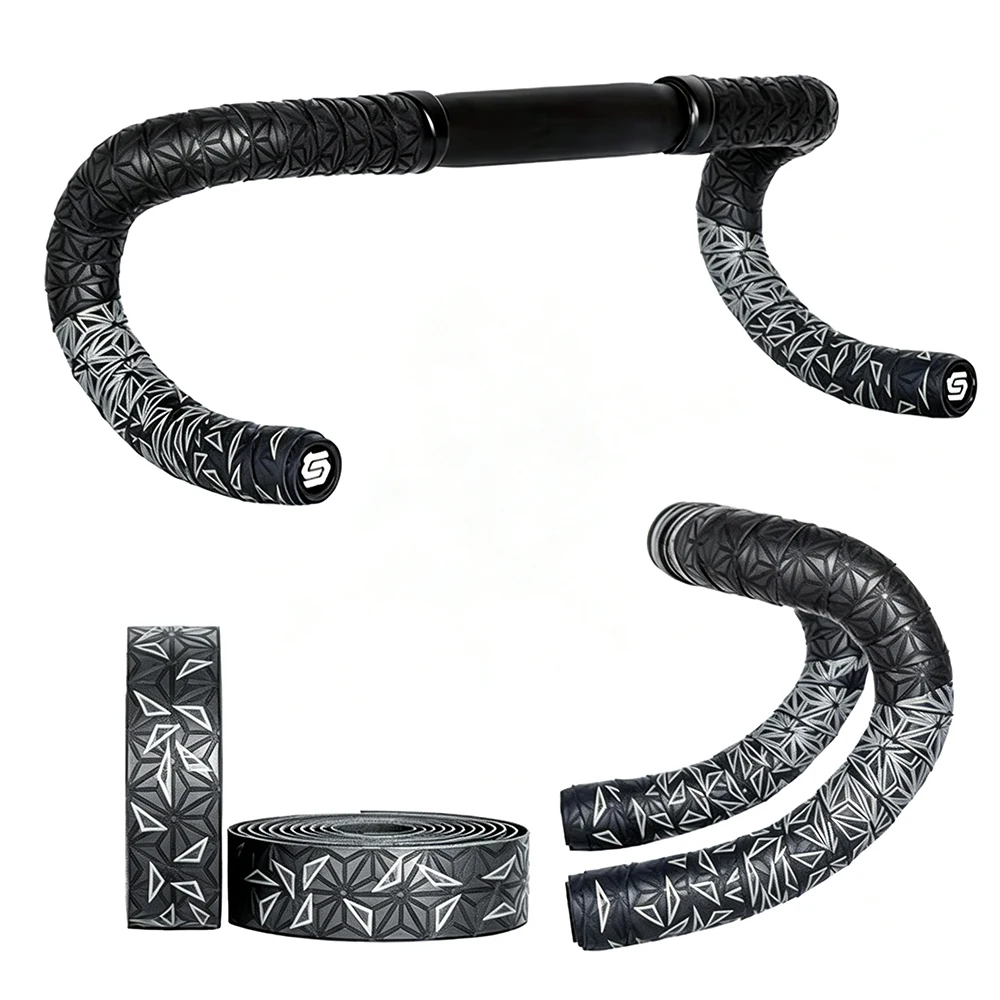 Neue Rennrad Bar Band Bunte Farbverlauf Lenker Bänder EVA + PU Weiche Anti-Vibration Wrap Band Langlebig bar Bartape 2150mm – Detail 6