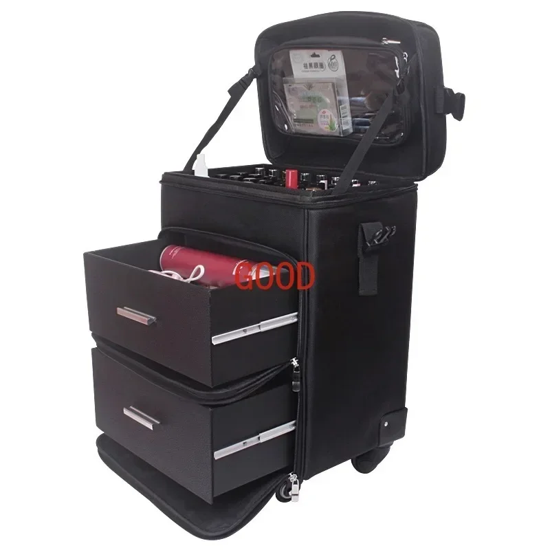 TAONew Multifunction Trolley Cosmetic case Rolling Luggage bag on wheels,ladies Nails Makeup Toolbox,Beauty Tattoo Salons Suitca