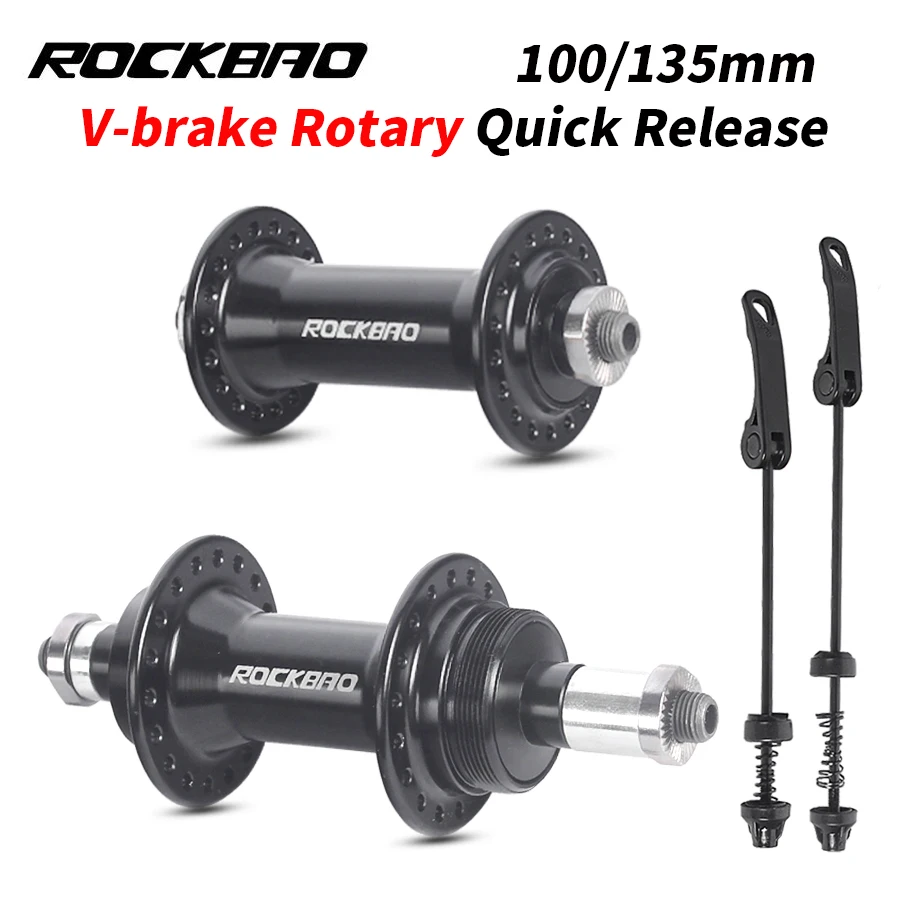 Mountain bike V Brake Rotary Quick Release hub Aluminium Alloy  32 /36 hole 100/135MM 6/7/8Speed Bearing Wheel hub