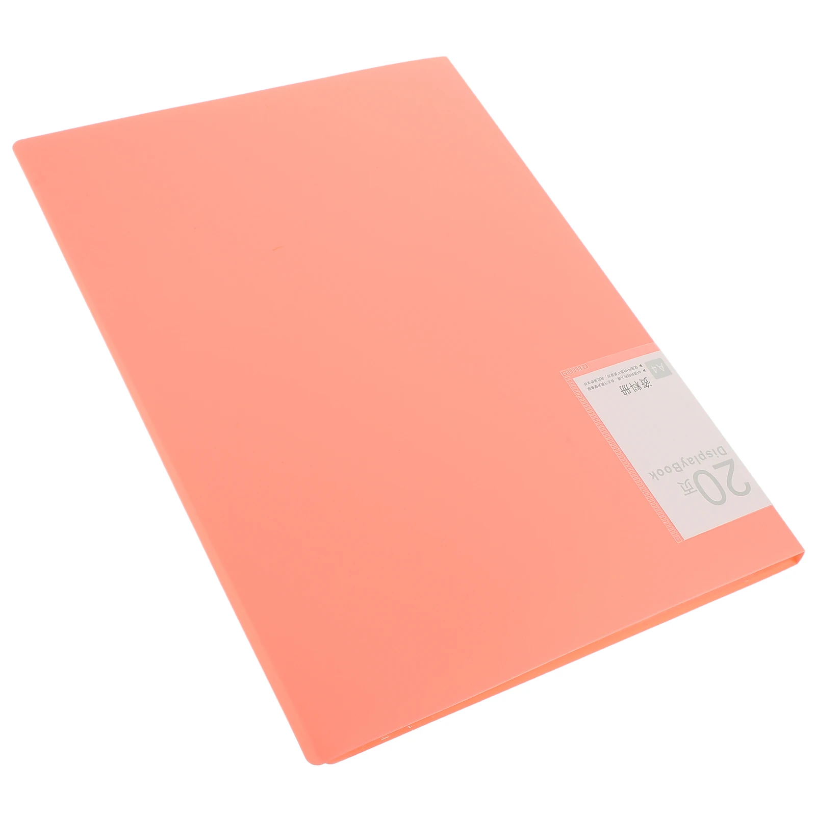 

20 Pages A4 Folder Insert Plastic Information Booklet Test Paper Organizer School Office File Storage Green Folder Pages