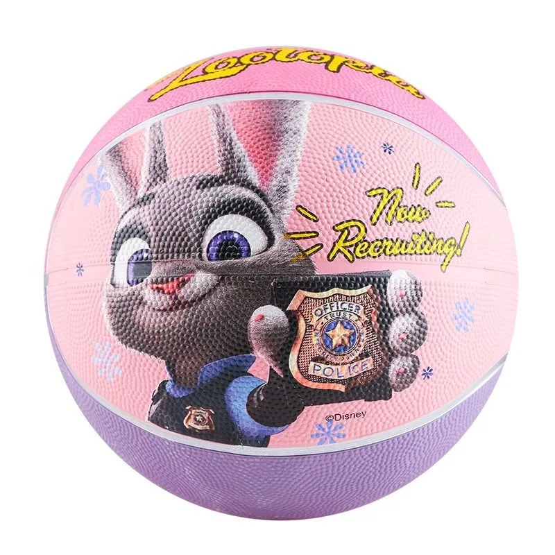 Disney Judy Hopps juguete especial de dibujos animados lindo y creativo para niños, pelota de regalo de vacaciones de película de Anime Simple personalizada, baloncesto