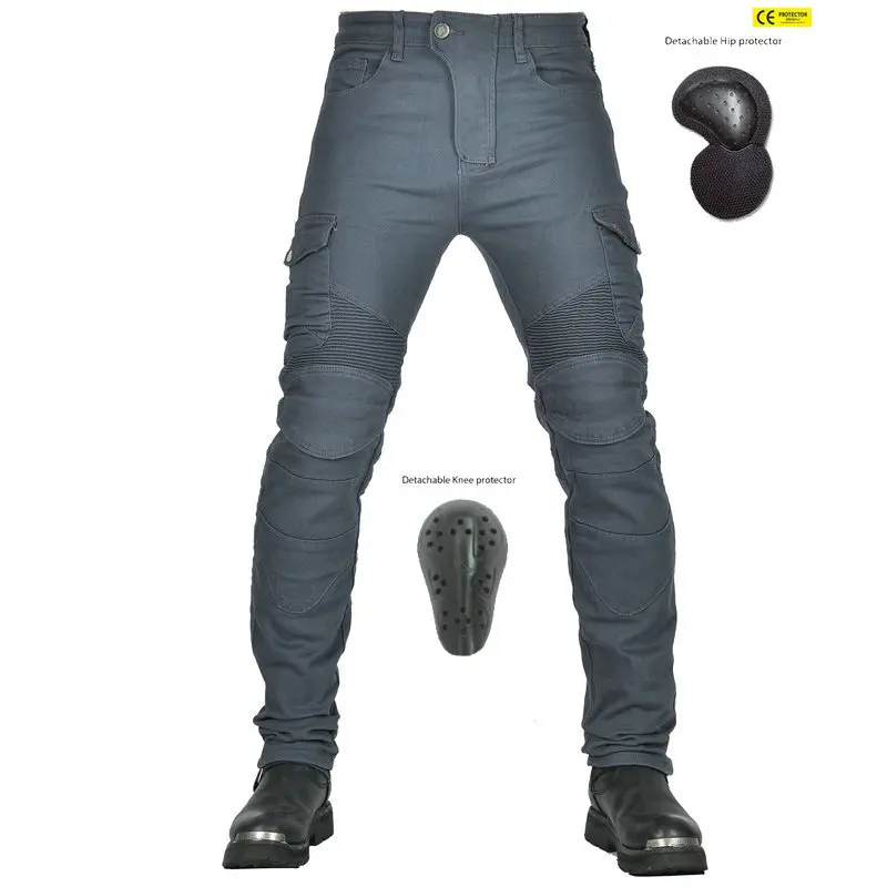 

Motorcycle casual loose riding jeans, motorcycle anti-drop men's and women's racing pants, CE certified protective gear