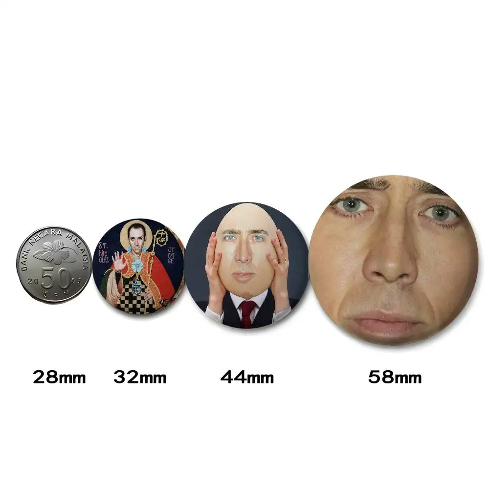 الشمال نمط نيكولاس قفص أرنب شارات مستديرة رائعة شارة دبابيس الإبداعية دبابيس للملابس قبعة ظهره هدية الملحقات