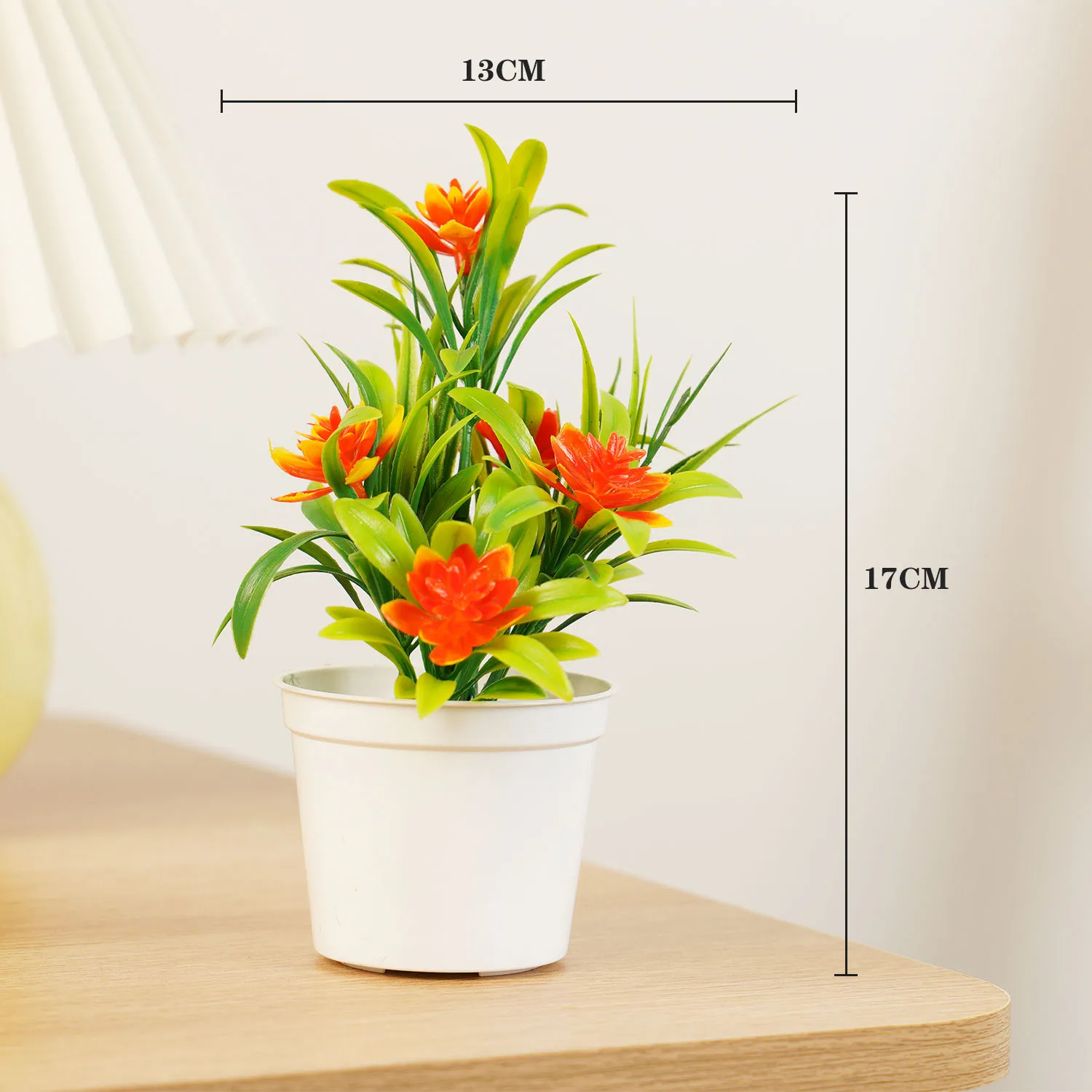 Plants Potted Green Bonsai Pot Plants Artificial Flowers For Home Decor Craft Plant Decorative Fake Flower Ornaments