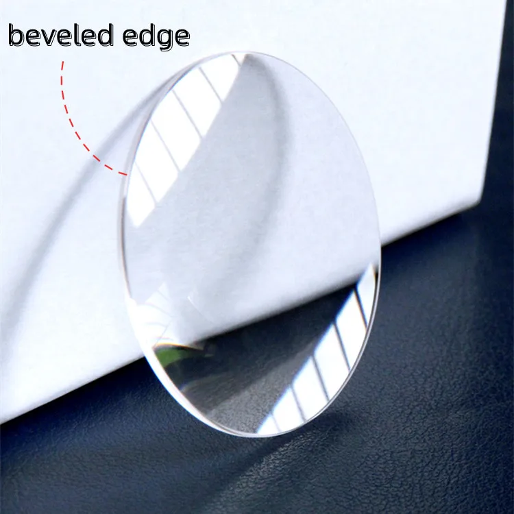 Single Domed Sapphire Watch Glass 1.2mm Edge Thickness Round Crystal 20-29.5mm Diameter Magnifying Len for Watch YZC100