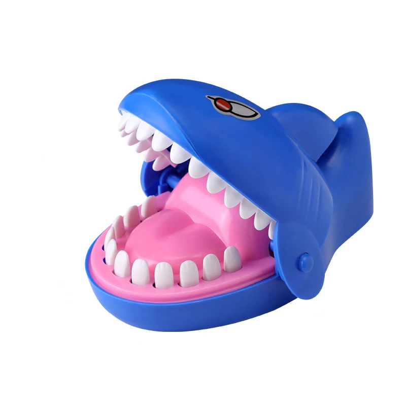 1PC Biting People with Teeth Biting Fingers Big Mouth Shark Children's Parent Child Gift Trick Toy