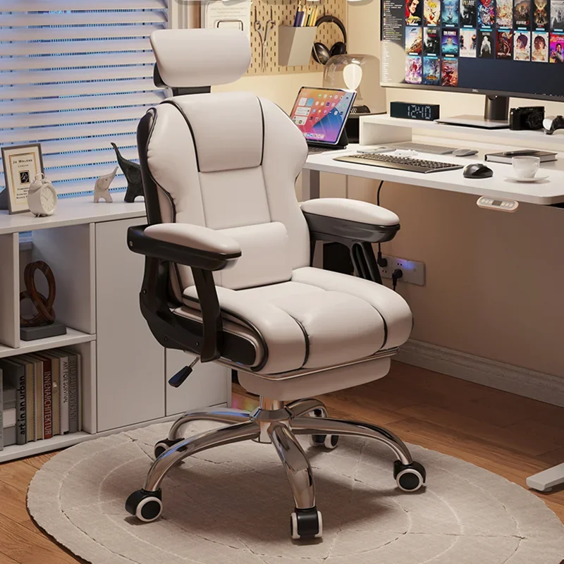 

Design Relax Gamming Computer Armchair Rotating Height Adjustable Backrest Armchairs Advanced Sillas De Oficina Desk Chairs