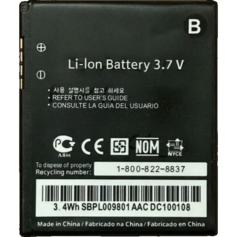 New High quality Battery for LGIP-570A 900mAh Replacement Battery for LG KC550 KC780 KF700 KP500 KX500 KC560 KV500