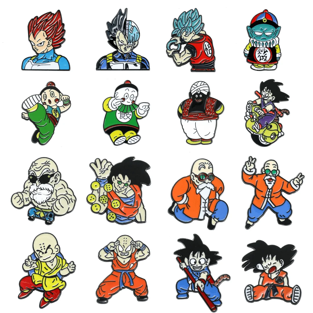 Anime Brooch Sun Wukong Pin Badge Backpack Collar Pin Clothing Accessory Decoration Fashion Accessory Gift