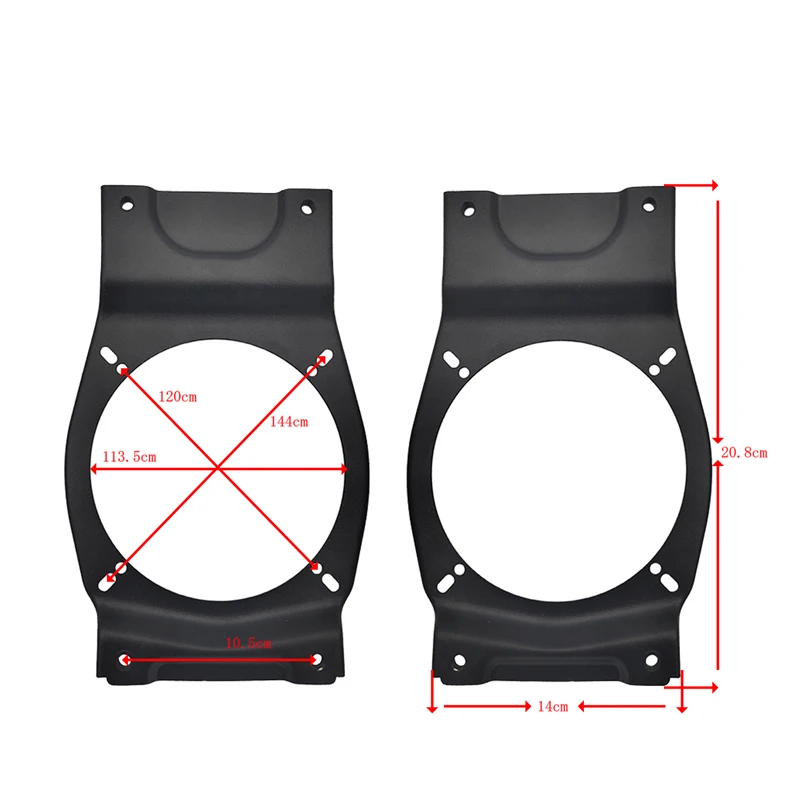 Speaker Bracket Kit Rear 5 Inch With Wire Harness For Suzuki 3 Door jimny JB64 JB74 2019 2020 2021 2022 2023 2024 Accessories view 5