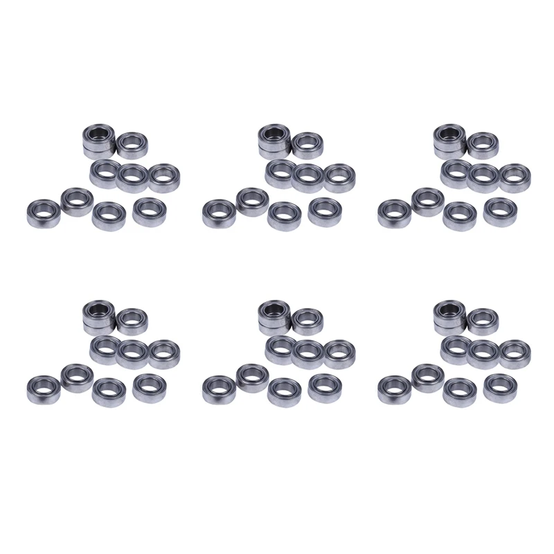 60Pcs Miniature Sealed Metal Shielded Metric Radial Ball Bearing Model: MR95-ZZ 5X9x3mm