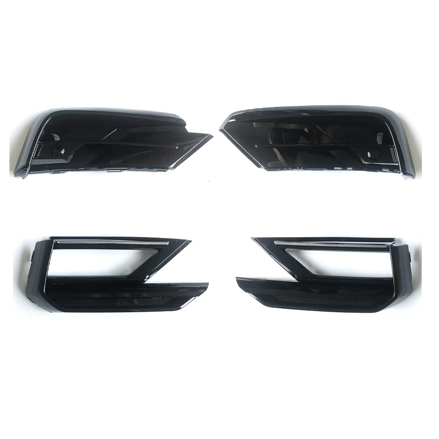 Car Accessories Fog Light Frame Fog Lamp Cover For VW Tiguan R-LINE 2017 2018 2019 Bumper Trim Panel Lower Side Grille