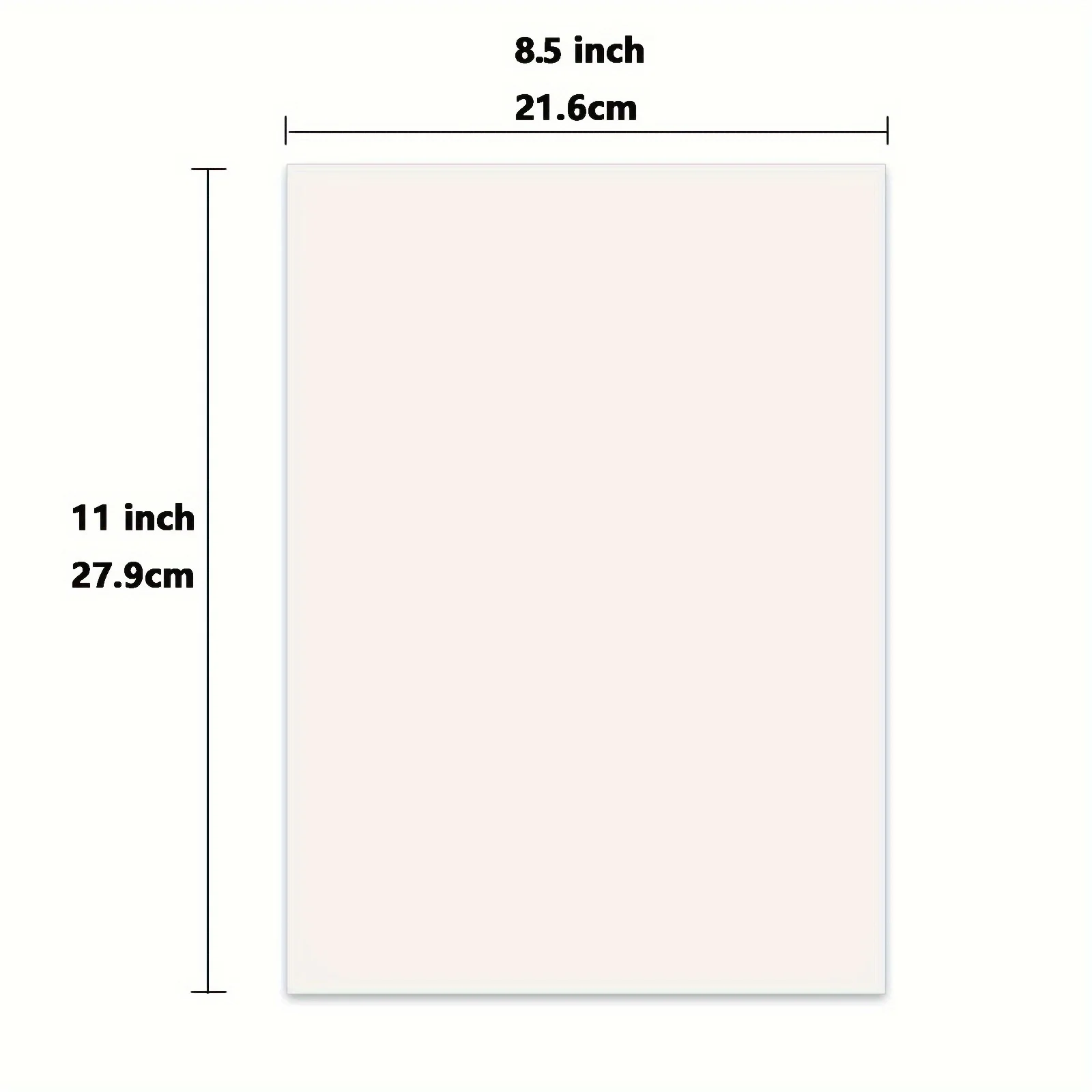 20 Sheets 8.5x 11 Inches Printable Vinyl Sticker Paper Matte White for Inkjet Printer Self-Adhesive Sheets Waterproof