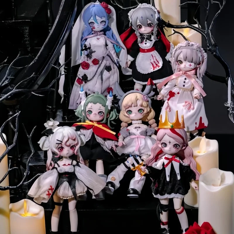 

New Sale Authentic Nyssaa bizarre nightmare series BJD movable Toy 12 point blind box ornament trendy toy figurine Festvial gift