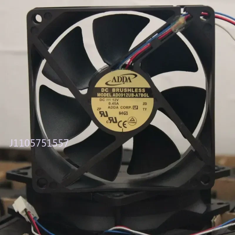 for ADDA AD0912UB-A7BGL DC12V 0.45A 9cm 9025 4-Wire PWM Speed Regulating Cooling Fan