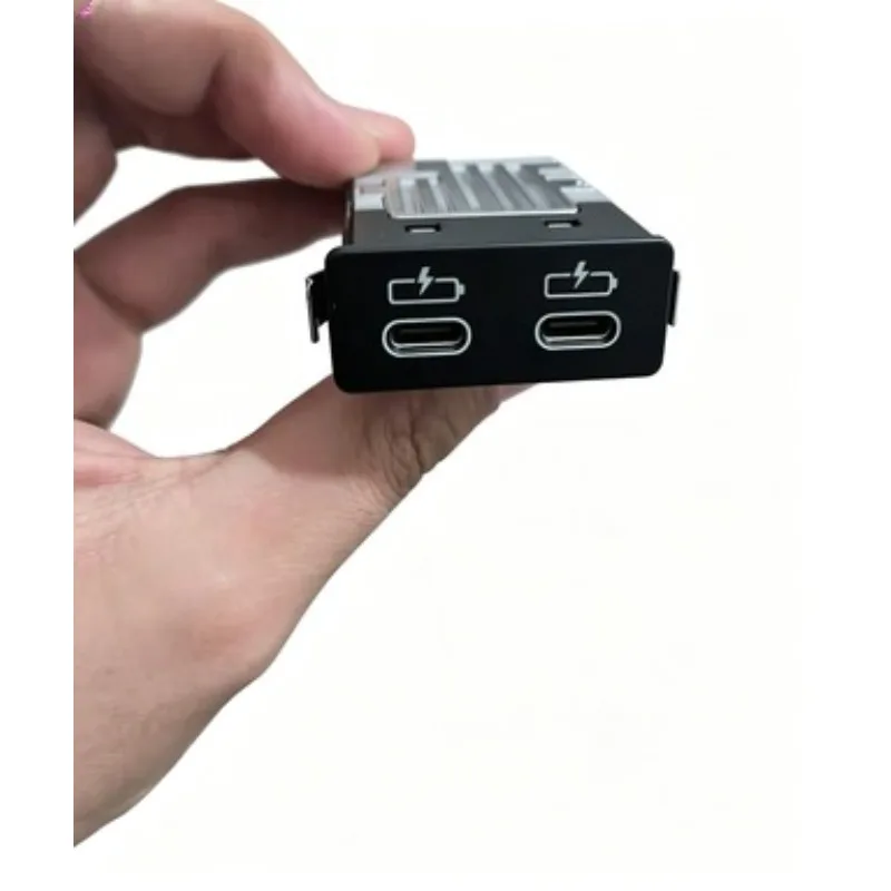 135 Series IX3 X12347 Dual USB Charging Module, Lossless Adapter Harness, Fast Charging Adapter Cable for Car Interior Retrofit